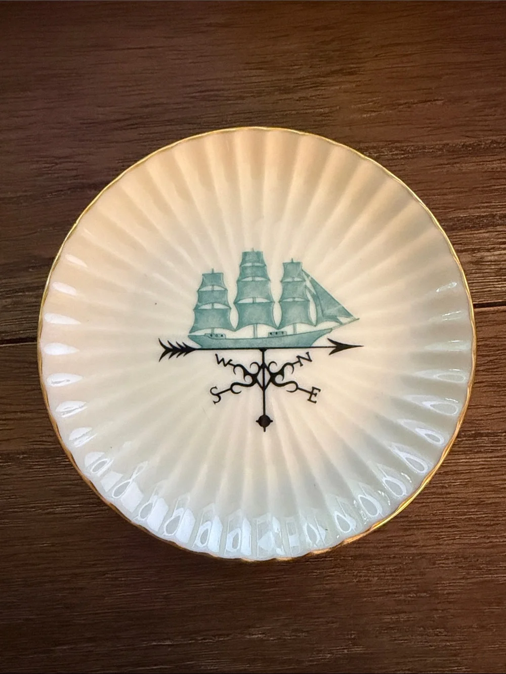 Lenox Trinket Dish/Coaster, Weathervane